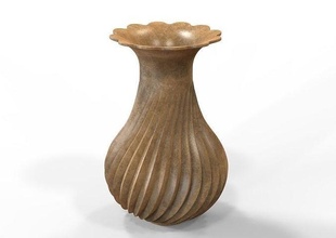 Blume Vase Topf Pflanze Lehm Keramik Pflanzer Dekor Dekoration Porzellan botanisch Geschirr Innere Rose Haushaltswaren Glaswaren 3d print model - Mito3D