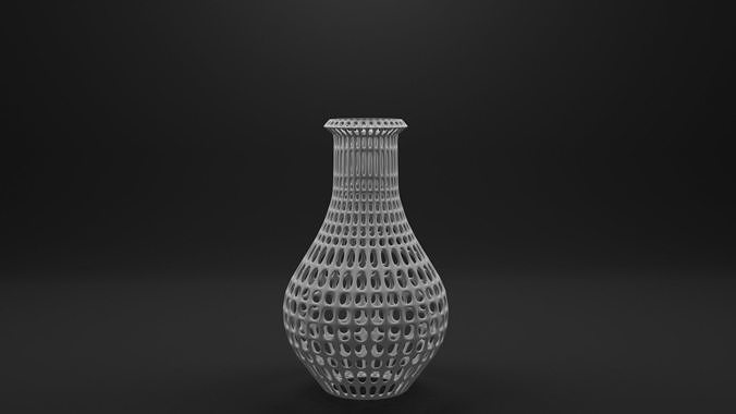 flower vase design abstract houseware house decor 3D print model - Mito3D