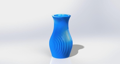 Blumen-vase Haus Blume vase Mode-Herausforderung Möbel fasion Dekor 3d print model - Mito3D