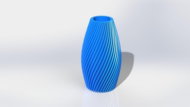 flower vase house furniture fasion design decor 3d print model - Mito3D