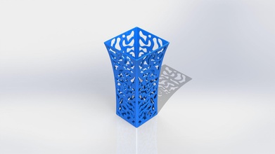 flower vase house decor furniture fasion 3d print model - Mito3D