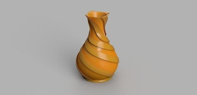 Blume Vase 01 Dekoration Dekor Pflanze Topf Innere Design Haushaltswaren Haus 3d print model - Mito3D