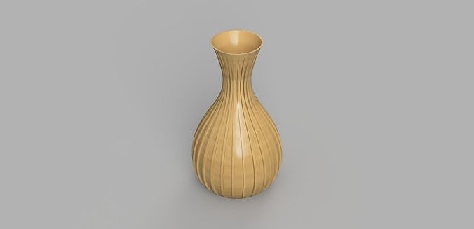 flower vase 02 decor home 3d printer design art desk simplicity house stylish houseware 3D print model - Mito3D