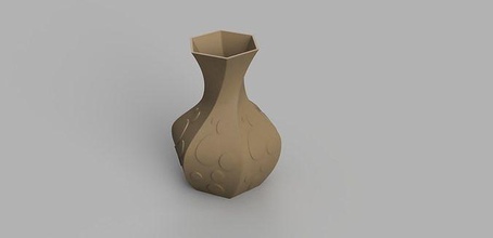 fleur vase 03 plante conception pot bureau 3dprint décor articles ménagers maison 3d print model - Mito3D