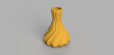 fleur vase 04 pot décor articles ménagers bureau conception plante maison 3d print model - Mito3D