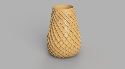 flower vase 05 pot design houseware desk art plant interior house decor 3d print model - Mito3D