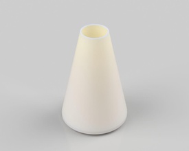 flor vaso cone cilindro h150 floverpot cilíndrico panela utensílios domésticos casa decoração minimalismo floração plantar 3d print model - Mito3D