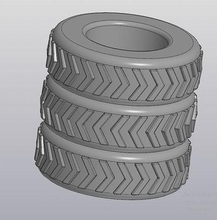 flowerpot car tires rider driver chauffeur motorist plant wheels round house decor 3d print model - Mito3D