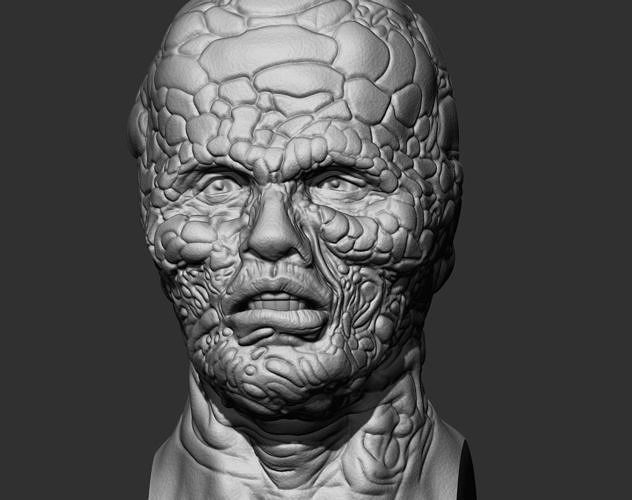 volare personalizzato testa mosca film orrore 80s jeff goldblum seth brusco biopunk scientifico zbrush scultura scienza arte sculture 3dprint 3dmodel 3D print model - Mito3D