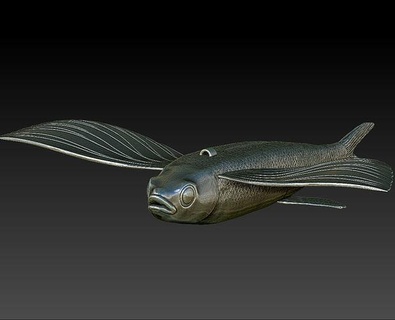 vôo peixe atrair 3d impressão modelo pescaria peixinho provocador isca chamariz atração cobre descarado envelhecido fiação Cajado graves passatempo faça mar animal 3d print model - Mito3D