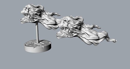 volare testa cranio Schermo modello animale personaggi gioco stampabile scultura decorativo goblin mago maglia elettronico Giochi giocattoli Accessori 3d print model - Mito3D