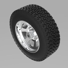 fms suzuki jimny lj10 lj80 tire rim 1to6 doperc scale 1 6 rc car tuning hobby diy automotive 3d print model - Mito3D