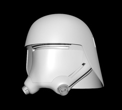fo snowtrooper helmet plastic armor starwars firstorder stormtrooper 3dprint 3dprintable 3dprintablehelmet cosplay starwarscostume starwarscosplay starwarshelmet art scans replicas 3d print model - Mito3D