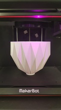 gefalteter Lampenschirm hobby-Heimwerker Lampe Kunst Innenraum Architektur origami Falten gefaltet Schatten vasemode design Licht Beleuchtung 3d 3dprint hobby diy andere 3d print model - Mito3D