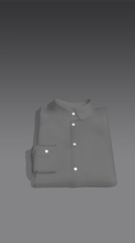 folded shirt 3d clothes marvelousdesigner fashion 3d print model - Mito3D