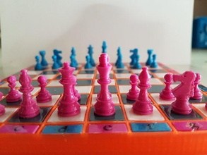 falten schach spiel gadget spielzeug ritter spiele spielzeuge tafel 3d print model - Mito3D