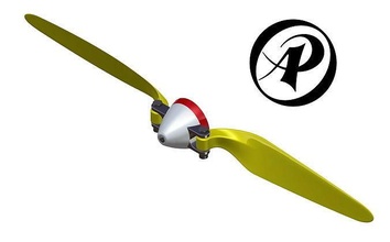dobrando hélice ap pr 009 12 9 rc avião modelo controlo remoto controle plástico naca aeronave parafuso ar aviação lâmina rotativo electro zangão passatempo faça mecânico partes 3d print model - Mito3D
