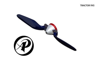 pieghevole elica ap pr 009 9 5 rc aereo modello distanza controllo plastica naca aeromobili aviazione lama rotante elettro drone passatempo fai meccanico parti 3d print model - Mito3D