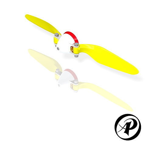 folding propeller ap-pr-009 9-7 rc plane model remote control plastic naca aircraft airscrew aviation blade rotary electro airplane drone hobby diy mechanical parts 3D print model - Mito3D