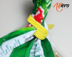 3dpu1 gıda torbası klibi ev tasarım mutfak gadget klip plastik çanta patates kızartması cips tatlılar şekerler 3d baskı basılmıştır düşük poly yemek 3d print model - Mito3D