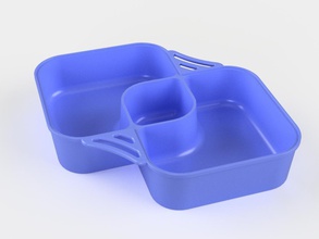 o recipiente de alimento a casa alimentos aquecimento até micro-ondas forno cozinha jantar 3d print model - Mito3D