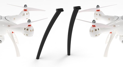 foot syma x8pro hobby-diy drone x8 feet print hobby diy mechanical parts 3d print model - Mito3D