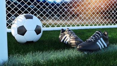 calcio sfondo scarpe carta parati low poly trame stadio lega giochi giocattoli gioco accessori 3d print model - Mito3D