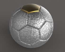 football pendentif bijoux la mode défi joyau gratuit ed 3dprintable de sprots précieux pendentifs 3d print model - Mito3D