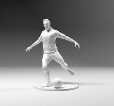 footballer 03 footstrike 07 stl ball board championship euro field figurine football free league match player print soccerer sport stadium messi toys games game accessories 3d print model - Mito3D