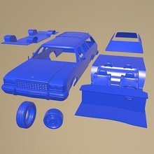 Ford ülke efendi 1986 yazdırılabilir araba ayrı parçalar vücut yuva 1 10 ölçülü Tamiya rc miniz tarayıcı Kyosho eksenel 3d print model - Mito3D