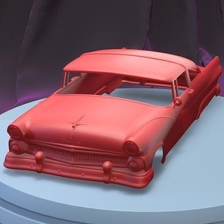 Ford taç Victoria 1955 yazdırılabilir araba vücut yuva ölçülü Tamiya rc miniz kontrol 1 24 tarayıcı Ninco Kyosho hobi ayrı parçalar oyunlar oyuncaklar oyun Aksesuarlar 3d print model - Mito3D