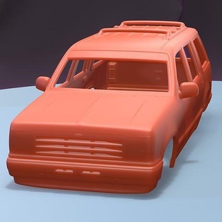 Ford kaşif 1990 yazdırılabilir araba vücut yuva ölçülü Tamiya rc miniz kontrol tarayıcı Ninco Kyosho scx eksenel oyunlar oyuncaklar oyun Aksesuarlar 3d print model - Mito3D