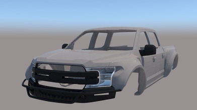 ford f150 caydırıcı 1 10 vücut araba araç tekerlek açık havada hobi kendin yap otomotiv 3d print model - Mito3D