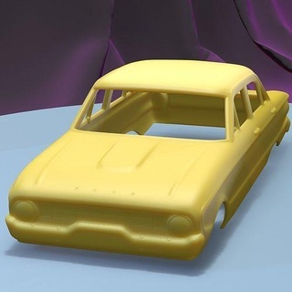 Ford Falke 1960 druckbar Wagen Körper Slot scalextric tamiya rc miniz Steuerung Crawler Ninco Kyosho scx axial Spiele Spielzeuge Spiel Zubehör 3d print model - Mito3D