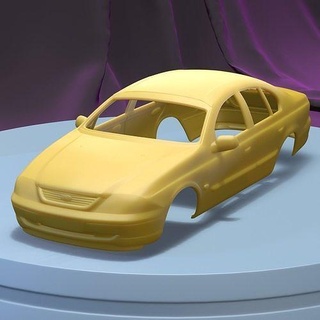 vau falcão forte 2000 imprimível carro corpo fenda escalextrico Tamiya rc miniz controle rastejante ninco Kyosho scx axial jogos brinquedos acessórios 3d print model - Mito3D