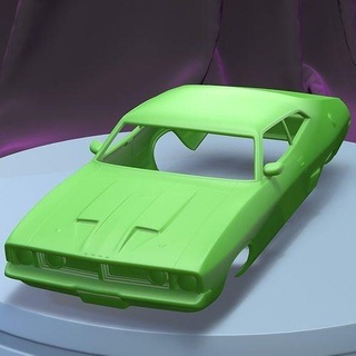 vau falcão gt cupê 1973 imprimível carro corpo fenda escalextrico Tamiya rc miniz controle 1 24 rastejante ninco Kyosho passatempo jogos brinquedos acessórios 3d print model - Mito3D