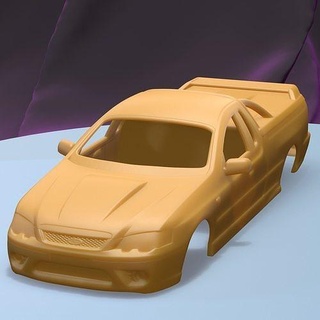 vau falcão ute 2006 imprimível carro corpo fenda escalextrico Tamiya rc miniz controle rastejante ninco Kyosho scx axial jogos brinquedos acessórios 3d print model - Mito3D