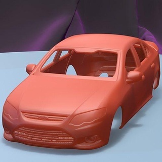 vau fg falcão xr6 sedan 2011 imprimível carro corpo fenda escalextrico Tamiya rc miniz controle rastejante ninco Kyosho scx axial jogos brinquedos acessórios 3d print model - Mito3D
