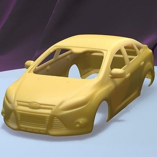 vau foco sedan 2011 imprimível carro corpo fenda escalextrico Tamiya rc miniz controle rastejante ninco Kyosho scx axial jogos brinquedos acessórios 3d print model - Mito3D