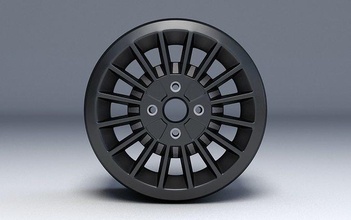 vau mustang 1989 personalizadas carro borda impressão imprimível roda radial moderno auto circular Projeto negócio resumo pneu passatempo faça 3d print model - Mito3D