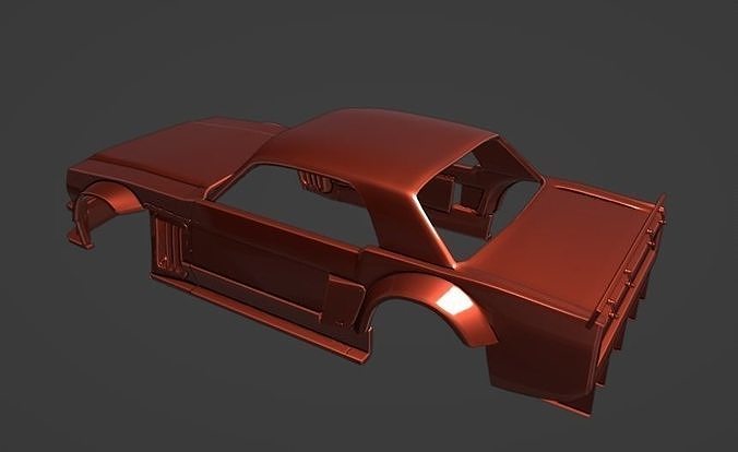 Ford Mustang hoonicorn Rennen Wagen Automobil Sport Rad Reifen Design Spiel klassisch Fahrzeug Hobby DIY 3D print model - Mito3D