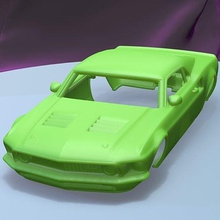 Ford mustang mach 40 yazdırılabilir araba vücut yuva ölçülü Tamiya rc miniz kontrol tarayıcı Ninco Kyosho scx eksenel oyunlar oyuncaklar oyun Aksesuarlar 3d print model - Mito3D