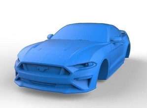 gué mustang stl fichier Allemagne sport voiture américain Etats Unis corde véhicule courses loisir DIY automobile 3d print model - Mito3D