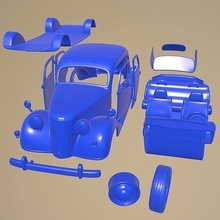 vado piloto 1947 imprimible coche vehiculo separar partes cuerpo espacio 1 10 scalextric Tamiya rc miniz tractor kyosho axial traxxas 3d print model - Mito3D