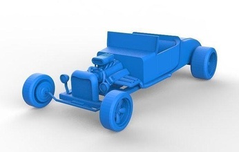 vau t bucket 1927 stl Arquivo balde hotrod estrada quente carro americano EUA cordão veículo roda passatempo faça automotivo 3d print model - Mito3D