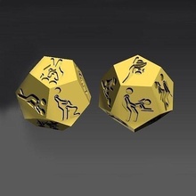 foreplay dice game playing dices romantic love fun sweet valentine couple couples gf bf girlfriend boyfriend games toys 3d print model - Mito3D