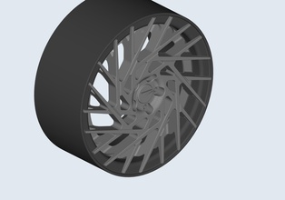 forjado roda miniaturas carros modelos Projeto desempenho diecast carro modelo aros rodas borda jante passatempo faça automotivo 3d print model - Mito3D