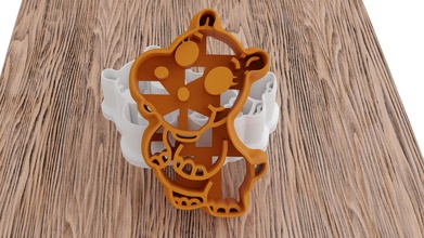 Formen bilden Nilpferd 3d Drucker Kekse Modellieren köstlich Lebensmittel Süss Keks hausgemacht Feier Zucker pla lecker Kinder Hobby DIY Hand Werkzeuge 3d print model - Mito3D