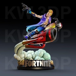 fortnite 2 juego fantasía juguetes ciencia fi personaje hombre Arte juegos esculturas 3d print model - Mito3D