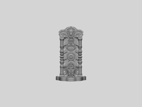 classic middle eastern fountain marble architecture historical heritage monument ottoman water osmanli cesme carving cnc carved printable carve ornaments history residential lion head house outdoor 3d print model - Mito3D